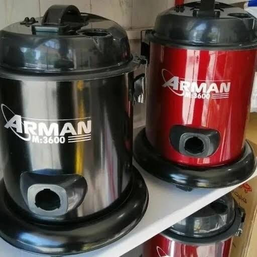 جاروبرقی سطلی آرمان باموتور دوسال ضمانت